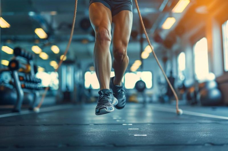 10 min de corde à sauter : Équivalence en calories brûlées